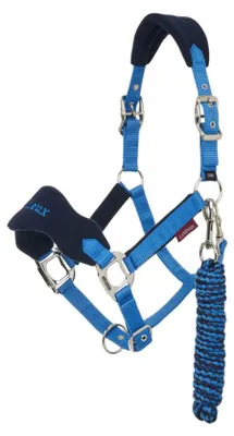 Obrázok produktu pre Ohlávka a vodítko LeMieux Vogue, farba: Benetton Blue, veľkosť: Full