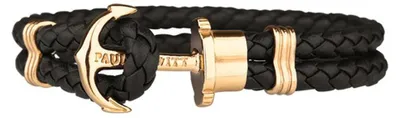 Produktbild von Paul Hewitt Phrep Armband Leder gold PH-PH-L-G-B