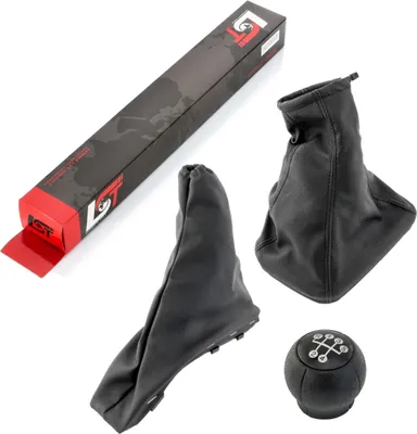 Produktbild von Schaltknauf 5-Gang Schaltmanschette Handbremsbezug Set für OPEL ASTRA G 98-09