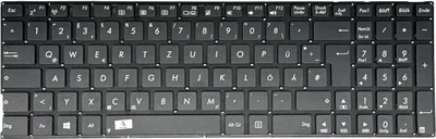 Produktbild von DEUTSCHE - Schwarz Tastatur Keyboard ohne Rahmen kompatibel für P/N: 0KNB0-610QCS00