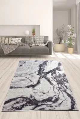 Image de Conceptum Hypnose, Mermer- Mermer CHL, Coloré, tapis de passage, 60 x 140 cm, 50% velours tissé / 50% polyester