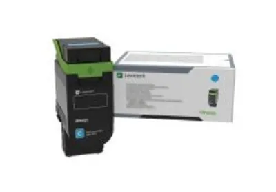 Produktbild von Lexmark - Hohe Ergiebigkeit - Cyan - original - Box - Tonerpatrone LCCP - für Lexmark CS531dw, CX532adwe