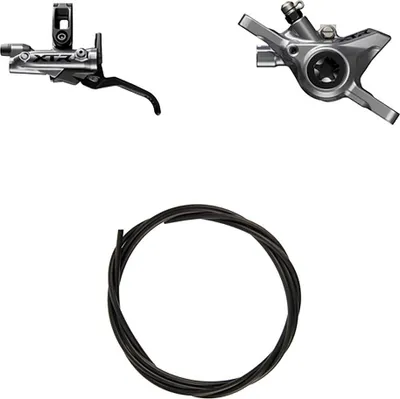 Image de Plaquettes de frein Shimano Bl-m9220-l/br-m9200-f argent argent One Size