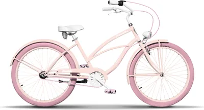 Produktbild von Plumbike La Donna Kim Fahrrad, 26"-Räder, 3-Gang-Version, Venezianisch Rosa
