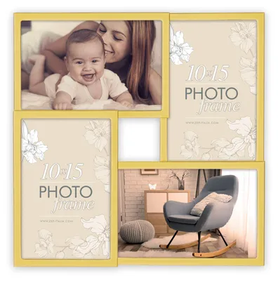 Produktbild von ZEP Fotorahmen - Metall - gold - 4 Rahmen von 10 x 15 cm