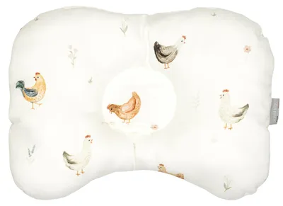 Produktbild von Kopfstützkissen Gallina - 30 cm x 25 cm - Ecru | by SEVIRA KIDS