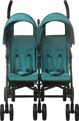 Obrázek produktu pro vidaXL Sourozenecký kočárek Green Steel