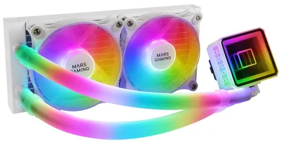 Productafbeelding van Mars Gaming ML-ULTRA240, alles-in-één vloeistofkoeler, wit