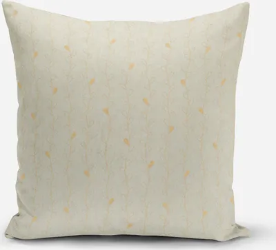 Produktbild von SCHÖNER LEBEN. Kissenhülle Metallic Blätterranken mint gold Größe 70x70cm (HxB) 70x70cm (HxB) Größe