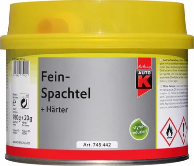 Produktbild von Auto-K Feinspachtel + Härter 1000g