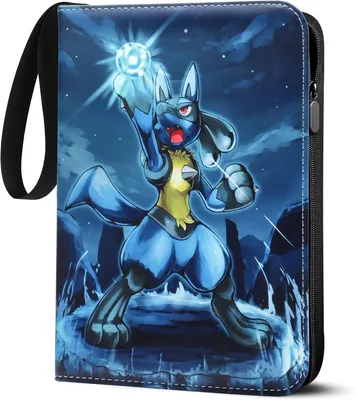 Produktbild von Sammelalbum für Pokemon Karten, 50 Seiten 400 Taschen Sammelkarten Album, Tragbar Wasserdicht PolyurethanKarten Halter Heft Ordner Buch,