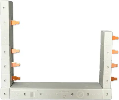 Image de Hager KCF863L Rail de phase vertical 63A gauche L1L2L3N pour L1N-L2N-L3N