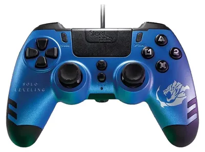 Obrázok produktu pre Lexip JVAMUL00175, Gamepad, PC, PlayStation 4, D-pad, Smerové tlačidlá, Tlačidlo možnosti, Tlačidlo zdieľať, Analógový/digitálny, Kábel, Čierna, Modrá