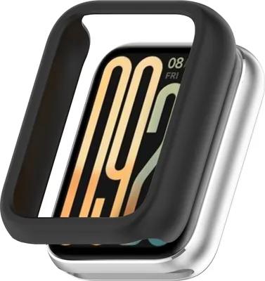 Produktbild von Für Xiaomi Smart Band 9 Pro Kunststoff Schutz Hülle Case Gehäuse Design Schwarz