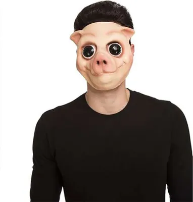 Obrázok produktu pre Mama Latex Media Pig Ochranná maska Black Black Jedna veľkosť