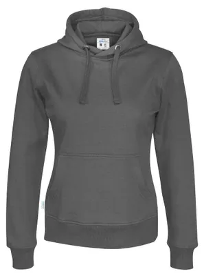 Produktbild von Cottover - Kapuzenpullover für Damen ET816 (L) (Holzkohle)