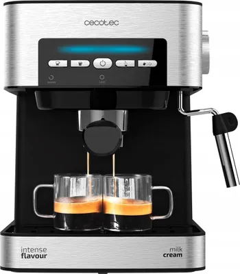 Cecotec Power Espresso Kolbenmaschine 20 850W, 20 Bar, Milchaufschäumer