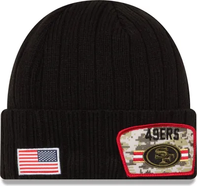 Produktbild von NEW ERA NFL San Francisco 49ers Salute To Service Beanie E6024977 - OS