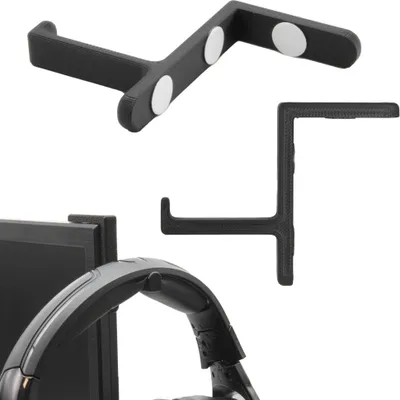 Produktbild von Headset Halterung Kopfhörer Monitorhaken Bildschirmhaken Monitor Haken Halter