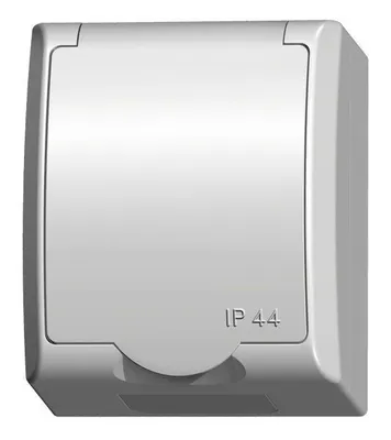 Produktbild von Ospel GNH-1HS/00/w, Weiß, IP44, 16 A, 60 mm, 52 mm, 70 mm