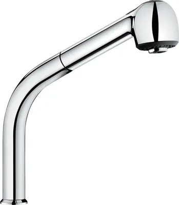 Produktbild von Delabie Auszugbrause auf schwenkbarer Säule H195 L215mm