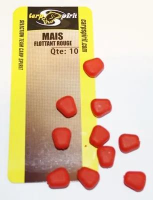 Immagine prodotto di CarpSpirit Mais artificiale galleggiante rosso 10 pz.