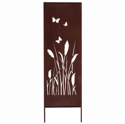 Produktbild von Edelrost Sichtschutz Garten Deko 160x50 cm "Wildblumenwiese"