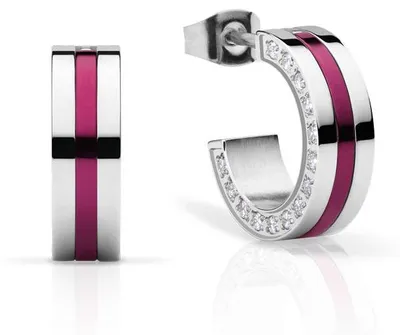 Produktbild von Bering Damen Creolen Arctic Symphony 725-199-05 Edelstahl lila