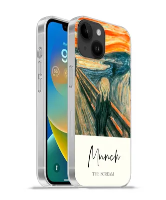 Produktbild von MuchoWow® Handyhülle Schutzhülle Hülle für Apple iPhone 14 - Softcase Der Schrei - Edvard Munch - Alte Meister Silikon Softcase Handy Hülle - Mobiltelefonhülle