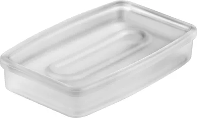 Produktbild von Elegance Seifenschale lose     kristall matt        KEUCO Elegance Echtkristall-Seifenschale mattiert, ohne Halter, passend zu Seifenablage 11655019000