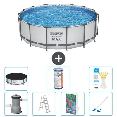 Immagine prodotto di Bestway Steel Pro MAX Rotonda - 488x122 cm - 8 pezzi  S549