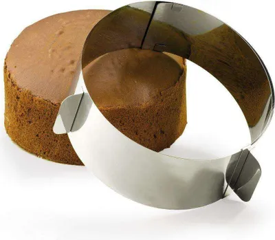 Produktbild von ORION Backrahmen Tortenring Ø15,5- Ø29,5cm, flexibel geeignet für Schichttorten