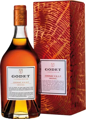 Produktbild von Godet Cognac V.S.O.P Original | 0,7 l. Flasche in Box