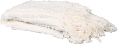 Produktbild von Webpelzdecke Strickdecke Zopfmuster Kuscheldecke Plaid 130x170 Nala creme 40139