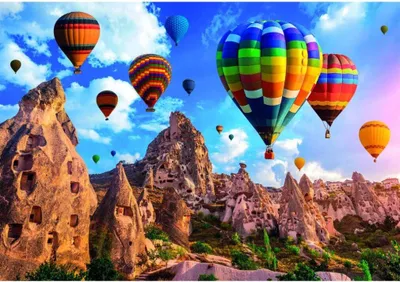Obrázok produktu pre Clementoni - Puzzle 1000el Kule Balonowe w Kapadocji, Premium Jakość