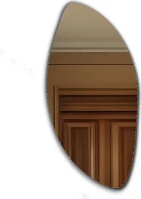 Produktbild von Unregelmäßiger LED-Badspiegel - 50x100 - MASKAT Vertikal, mit Beleuchtung