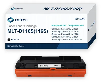 Produktbild von Toner kompatibel mit Samsung MLT-D116S Xpress SL-M2625 SL-M2625D SL-M2626
