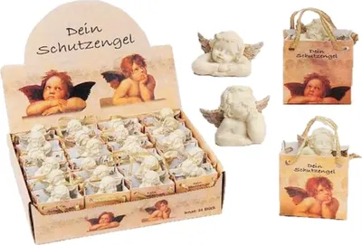 Produktbild von Dekofiguren 24 Raphael Engel Schutzengel Figuren im Display
