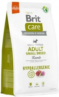 Produktbild von BRIT Care Hypoallergenic Adult Small Breed Lamb&Rice - Trockenfutter für Hunde - 3 kg