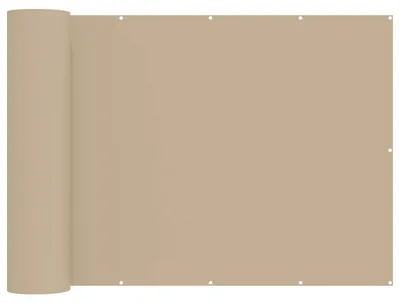 Image de vidaXL Brise-vue pour balcon 200 x 700 cm, tissu enduit de PU, beige