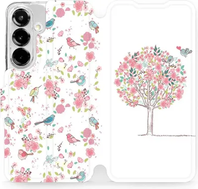 Immagine prodotto di Custodia con patta per Galaxy S25, Mobiwear Book, Rosa Hain
