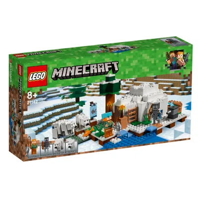 Zdjęcie produktu dla Lego Minecraft 21142 Igloo Niedźwiedź Miś Alex 24H