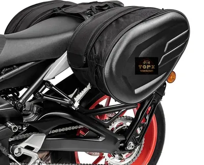 Obrázek produktu pro Boční brašny na motocykl Krycí pásy 38L - 58L HIT TopX