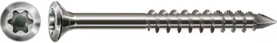 Produktbild von Fassadenschraube Edelstahl A2, extra kleiner Kopf, 4mm, x 60 mm, 100 Stk. - Profi Kleinverpackung