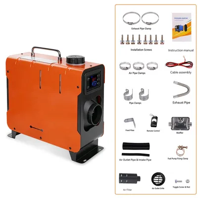 Produktbild von Diesel-Luftheizung - Modell 1 - 8 kW - 12/24 V - Standheizung - LCD-Display - Fernbedienung - Für Lkw, Wohnmobil und Boot