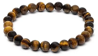 Produktbild von Armband für breites Handgelenk mit Tigerauge – Packung mit 2 Stück – 0,8 cm