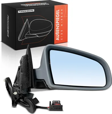 Immagine prodotto di Frankberg 1x Specchio esterno destro per Audi A3 8P1 1.4L 1.6L 1.8L 1.9L 2.0L 3.2L 2003-2008