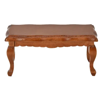 Zdjęcie produktu dla Stolik końcowy do domku dla lalek, meble do domku dla lalek, drewniane meble do domku dla lalek, meble do domku dla lalek 1/12, stolik do herbaty do domku dla lalek 1/12