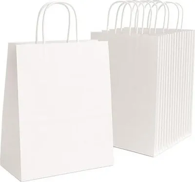 Obrázok produktu pre Balenie - Darčeková taška 240x100x360 / BIELA 10 ks