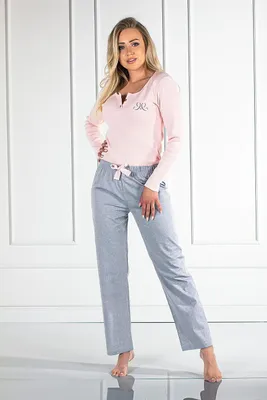Obrázok produktu pre Piżama Linda Pink-Grey, S